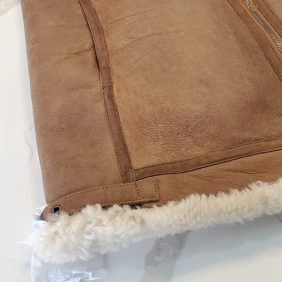 Polo Ralph Lauren Leather Shearling-lined Gilet - Picture 13 of 16